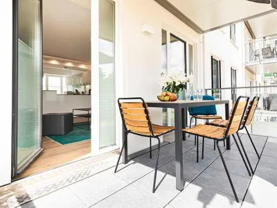 Balkon FeWo Wunderschön! in PRORA - 8.21