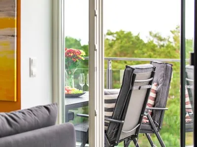 Balkon FeWo Malanya Dachterrasse in PRORA - 4.52