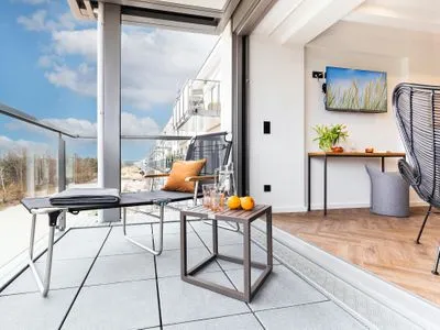 Balkon FeWo Sanddorn in PRORA - 3.53