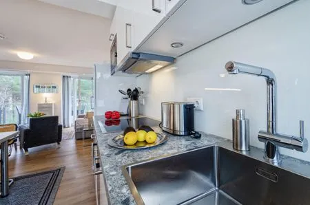 Vollausgestattete Küche FeWo Strandgut in PRORA - 5.25