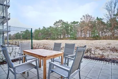 Terrasse FeWo Steife Brise in PRORA - 3.05