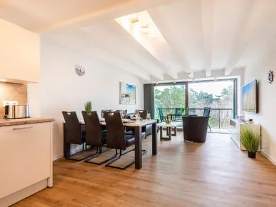 Offener Wohn- und Kochbereich FeWo Dünenheide 3.3 in PRORA - 7.33