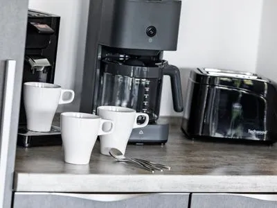 Vollausgestattete Küche FeWo Dünenwald in PRORA - 6.44