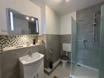 Badezimmer Haus OstseeWelle -  Strandperle