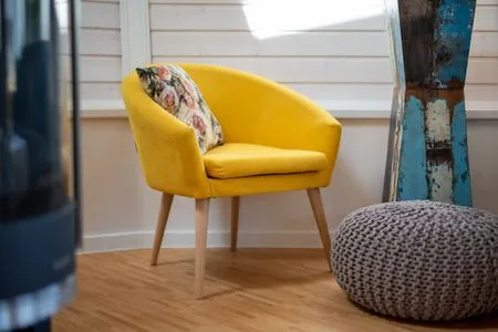 Ferienhaus Kugellager - Kugelhaus am Tollensesee - cooles Interieur  Kugellager