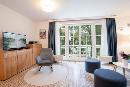 Wohnzimmer (Ost11a) "Ferienwohnung Strandnah"