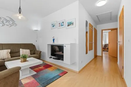 Wohnzimmer Stranddistel, Am Küstenwald, Whg. 2 OG