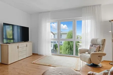 Wohnzimmer Villa Stranddistel, Whg. 3