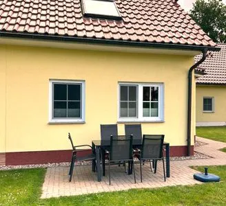 Terrasse auf der Rückseite des Hauses Am Deich Am Deich Haus 18