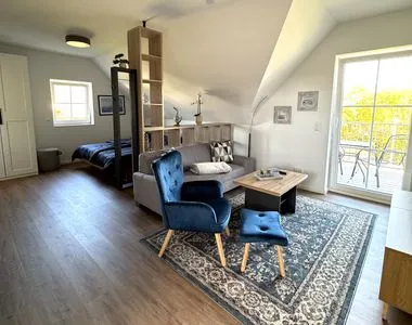 Wohnzimmer Ferienwohnung Kajüte 1