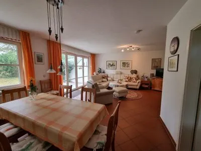 Wohnzimmer Ferienhaus zur Alleenstraße
