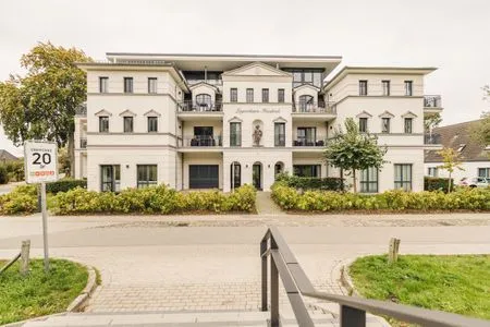 Aussenansicht des Gebäudes Logierhaus Friedrich WE 2 - "Strandrose"