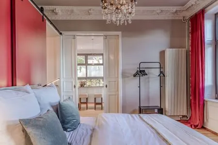 Schlafzimmer Strandvilla Strandpalais - historischer Charme in exklusiver Lage