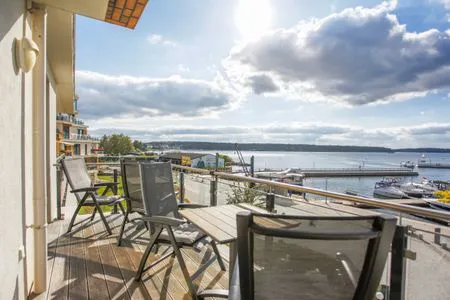 Panorama Suite A 33 - Waren Müritz - Blick vom Balkon  Panorama Suite