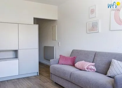 Wohnzimmer Haus Meeresluft Ferienwohnung Seepferdchen