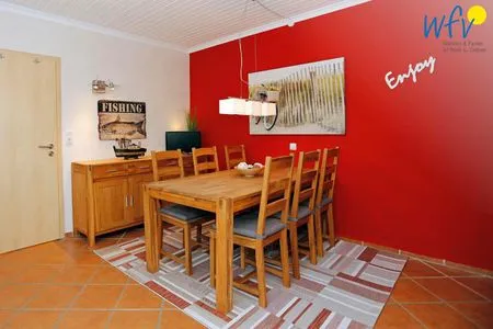 Esszimmer Fischerhaus Ferienwohnung Undine