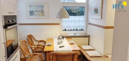 Küche / Küchenzeile Ferienhaus "Kleines Haus Juist" Ferienwohnung Wattenmeer