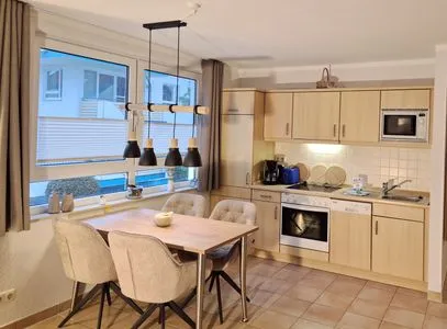 offene Küchenzeile Residenz am Strand Wohnung 4-61