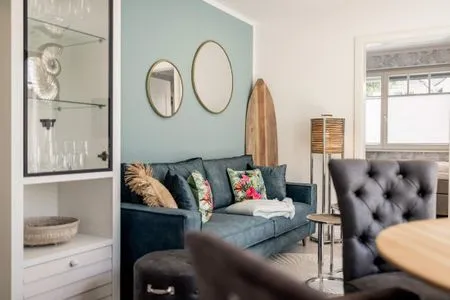 Wohnzimmer Aloha Lodge Zingst