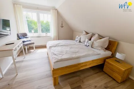 Schlafzimmer Ferienhaus Melkerpad 28 Ferienwohnung Inselzauber