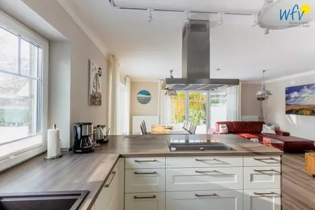 Küche / Küchenzeile Ferienhaus Melkerpad 28 Ferienwohnung Inselzauber