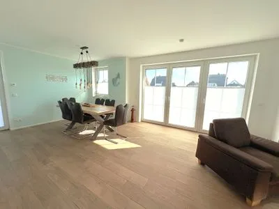 Wohnzimmer Ferienhaus Heimathafen