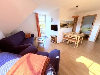 Wohnzimmer Ferienwohnung Seelenfrieden 3