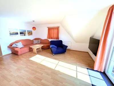 Wohnzimmer Ferienwohnung Seelenfrieden 7