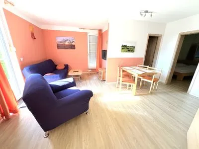 Wohnzimmer Ferienwohnung Seelenfrieden 1