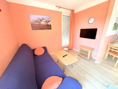 Wohnzimmer Ferienwohnung Seelenfrieden 1