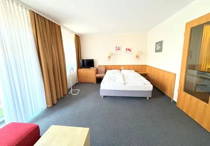 Wohnzimmer Wohnung 1 im Haus Hühnergott