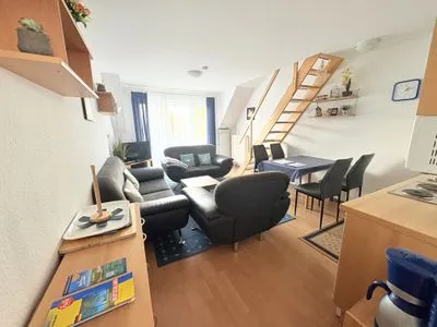Wohnzimmer Ferienwohnung Sonnenperle - Wohnung 13