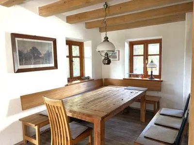 Wohnzimmer Ferienwohnung im Stenhuus