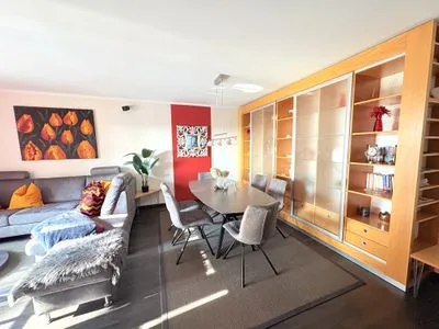 Wohnzimmer Wohnung 1 (Zeesboothaus)