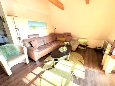 Wohnzimmer Wohnung 3 (Zeesboothaus)