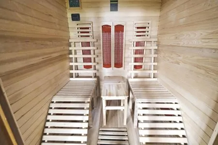 Hyggelige Infrarotsauna (inklusive) Ferienwohnung Villa Wagersrott