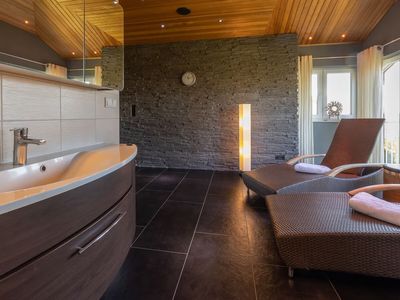 Ferienhaus Rubin - Modernes Ferienhaus mit 3 Schlafzimmern, Kamin und Sauna