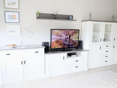 Wohnzimmer Kjeirstr. 34, Whg. 17, Haus Atlanta, SeeTied