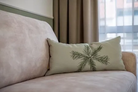 Deko-Kissen auf dem Sofa Residenz am Strand Wohnung 4-61