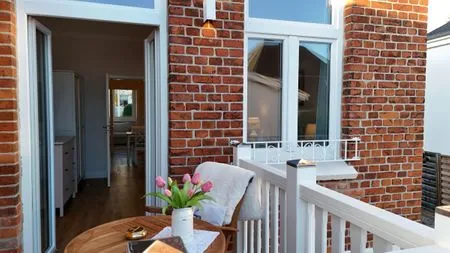 Balkon Villa Johanna  App.1 - mit zwei Balkonen & Garten - nur wenige Schritte vom Strand
