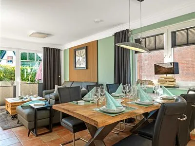 Wohnzimmer Doppelhäuser Timmendorf Strand Haus Neptun