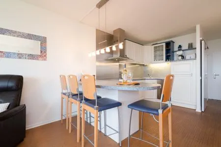 Wohnzimmer Ferienpark Sierksdorf Giny's Beach Appartement
