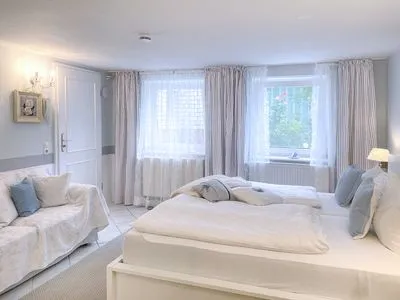 Wohnzimmer Haus Anholt App. 31 - kleines Appartment mit Landhausküche