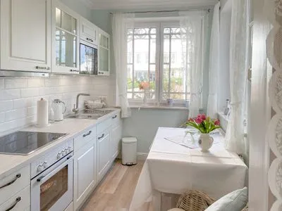 Küche / Küchenzeile Haus Anholt App. 33 - hübsche Veranda & Strandnähe genießen