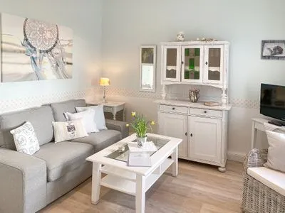 Wohnzimmer Haus Anholt App. 34 - gemütlich wohnen & sehr strandnah