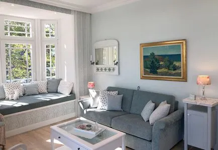 Wohnzimmer Villa Svanen App. 2 - Frühstücken mit Blick aufs Meer - Urlaub mit einzigartigem Meerblick