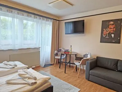 Wohnzimmer Villa Monika, App. 3 - Deine Auszeit- in der Sassnitzer Altstadt