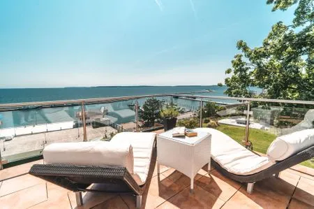 Hauptansicht Villa Friede-Marie, App. Ostseeweitblick - mit traumhaften Meerblick
