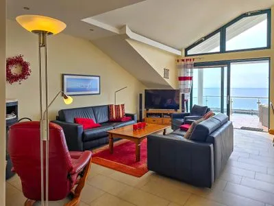 Wohnzimmer Villa Friede-Marie - Penthouse Sophie