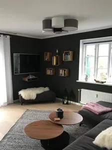 Wohnzimmer Haus Süüderwoi - Wohnung  3 - EG